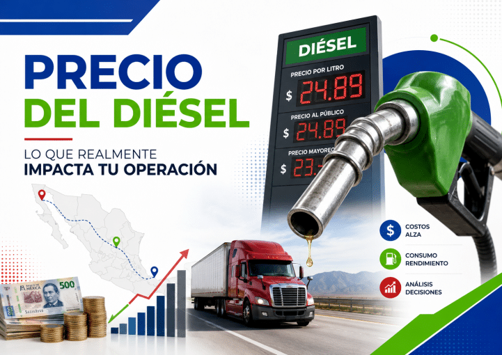 el precio del diésel no debe analizarse solo como precio por litro. Para una empresa de transporte, el dato realmente útil es el costo por kilómetro: precio diésel + rendimiento + ruta + carga + consumo + desvíos + tiempo de abastecimiento + seguridad de la estación.