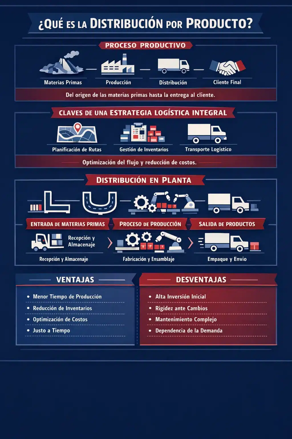 consumo de diésel por kilómetroconsumo de diésel por km consumo de combustible por kilómetro distribución por producto distribución en planta logística de distribución cadena de suministro planificación de rutas rutas de distribución optimización de rutas última milla plazos de entrega costes operativos gestión de inventarios WMS (sistema de gestión de almacenes) TMS (sistema de gestión de transporte) ERP de distribución telemática para flotillas sistemas GNSS trazabilidad de entregas logística inversa KPIs logísticos