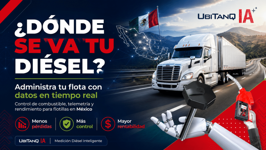 Administración de flota vehicular en México: cómo controlar tu diésel, rutas, mantenimiento y operación con tecnología