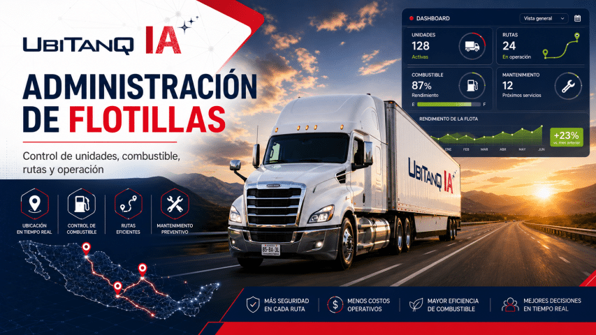 Aprende cómo mejorar la administración de flotillas con control de combustible, telemetría GPS, mantenimiento, rutas eficientes e indicadores operativos.