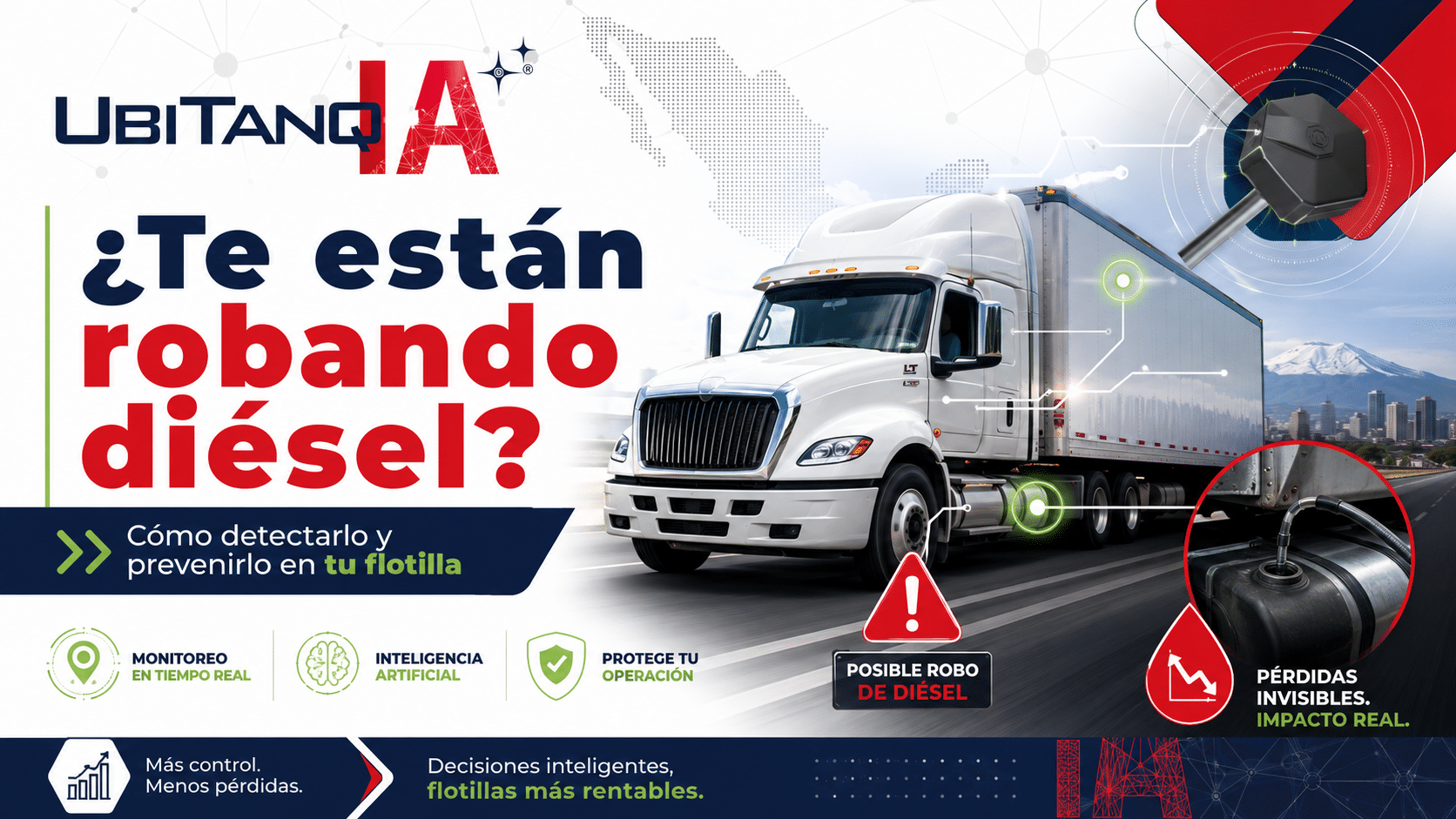 Cómo evitar robo de combustible en flotillas: usa a tu favor la IA, telemetría GPS y control integral del diésel