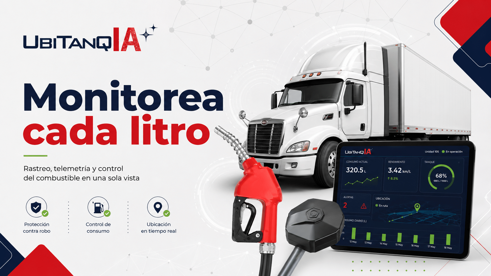 Control de consumo de combustible: cómo medir diésel, reducir pérdidas y mejorar la rentabilidad de flotillas