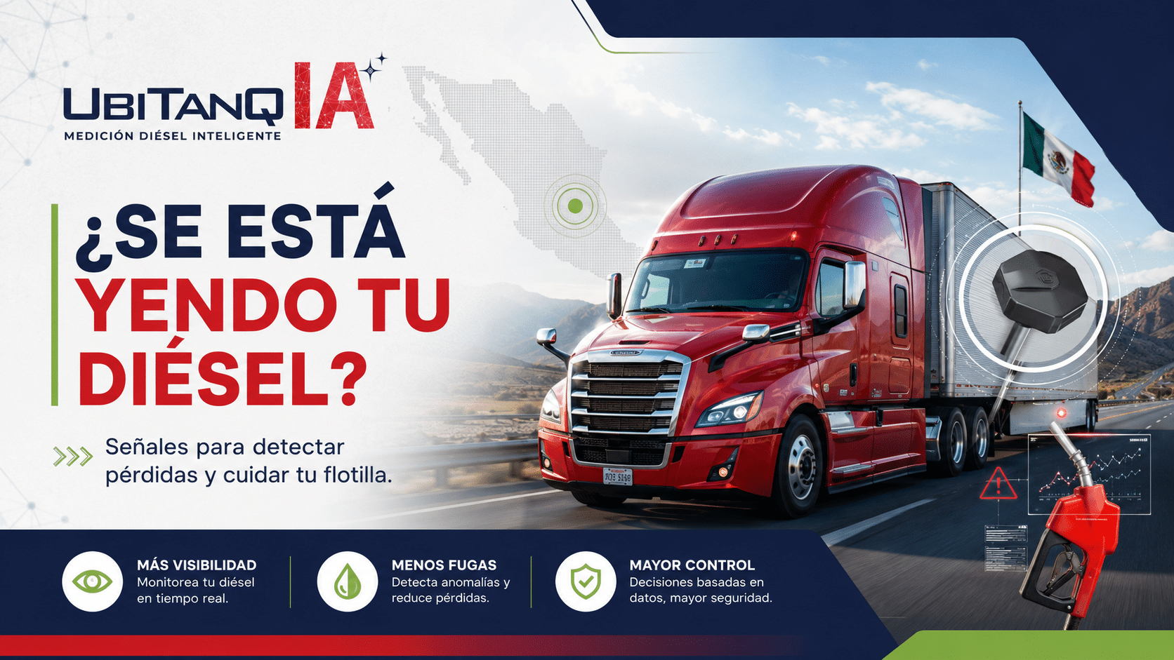 Cómo evitar el robo de combustible en camiones y flotas