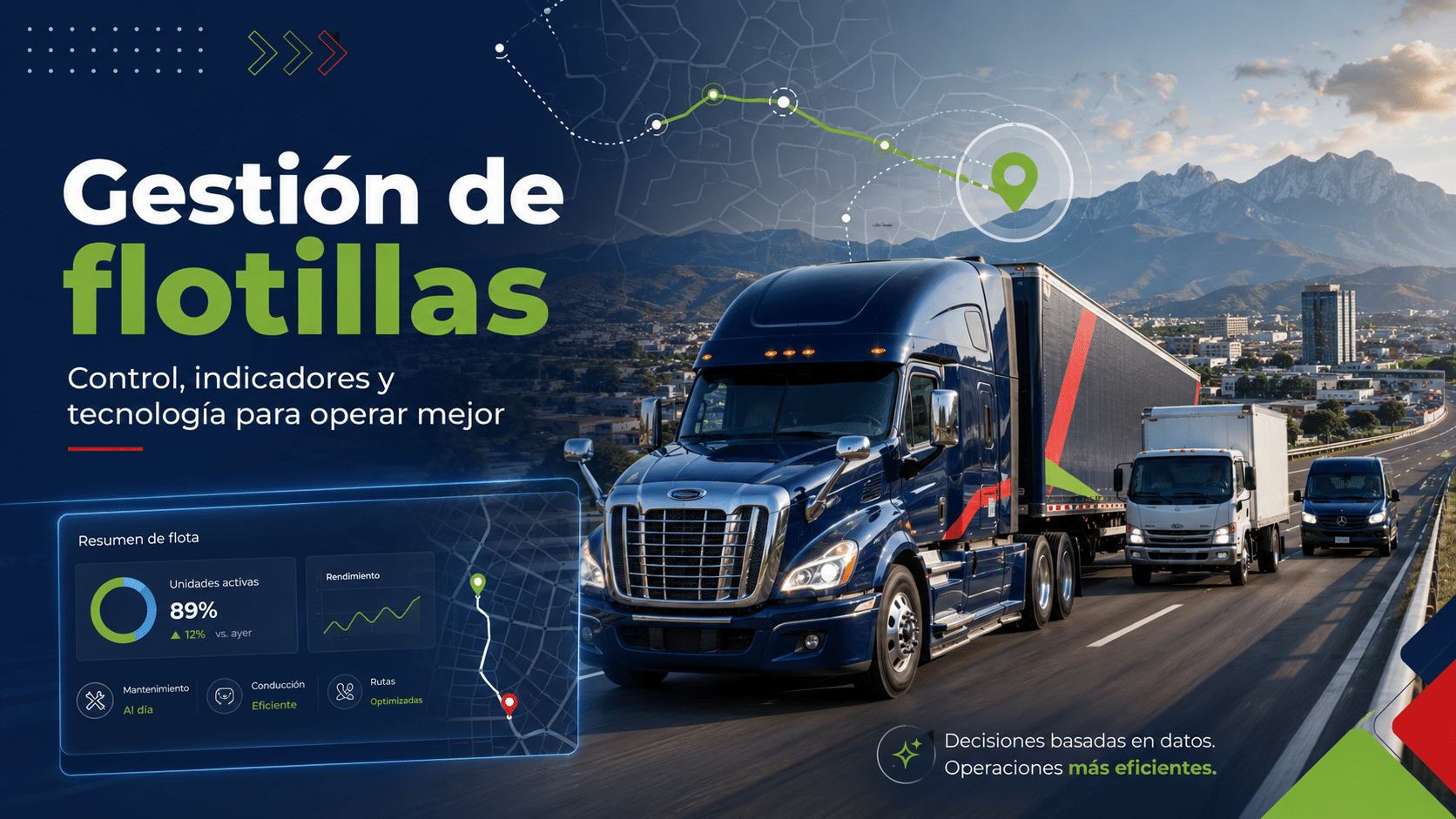 Gestión de flotillas: el mapa que revela dónde se fuga tu diésel, tiempo y rentabilidad