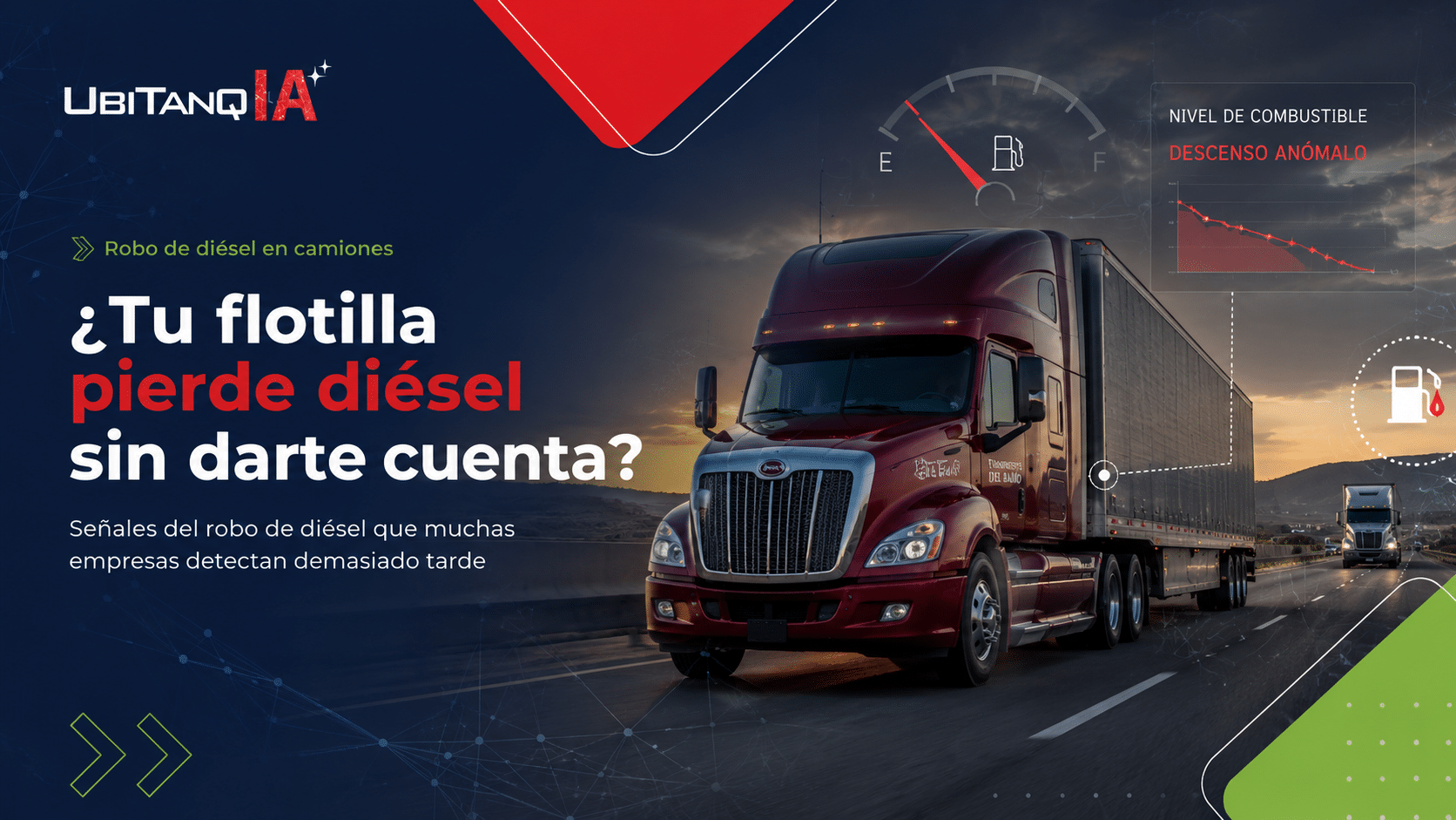 Robo de diésel en camiones: cómo detectarlo, medirlo y prevenirlo con control de combustible inteligente